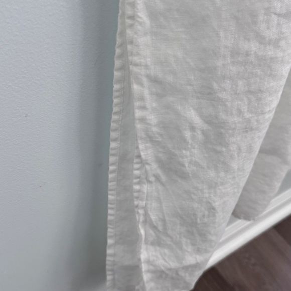 Flax Sleeveless Cream Linen Long Dress NWOT Size L - Picture 4 of 4